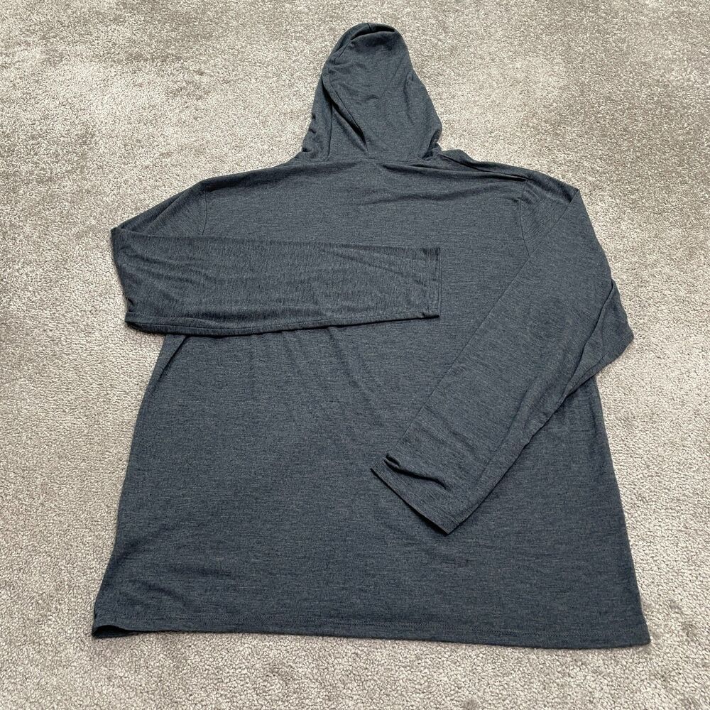 Thread Wave Hoodie Shirt Mens Large Gray Long Sleeve Pullover Outdoor Casual Top
